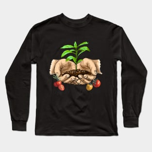 Youre Never Too Old Play In The Dirt Tomato Gardening Long Sleeve T-Shirt
